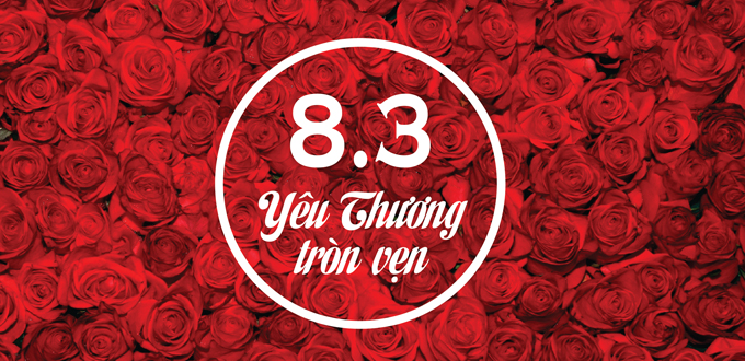 Chúc mừng ngày quốc tế phụ nữ mồng 8-3
